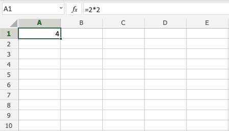 Excel乘法运算符