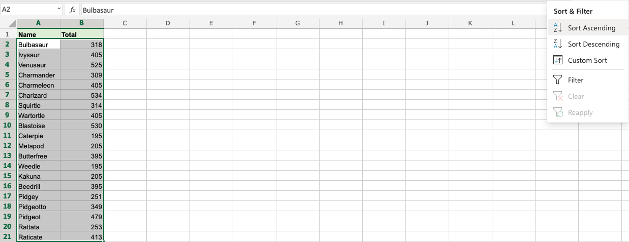 Excel数据分析:排序